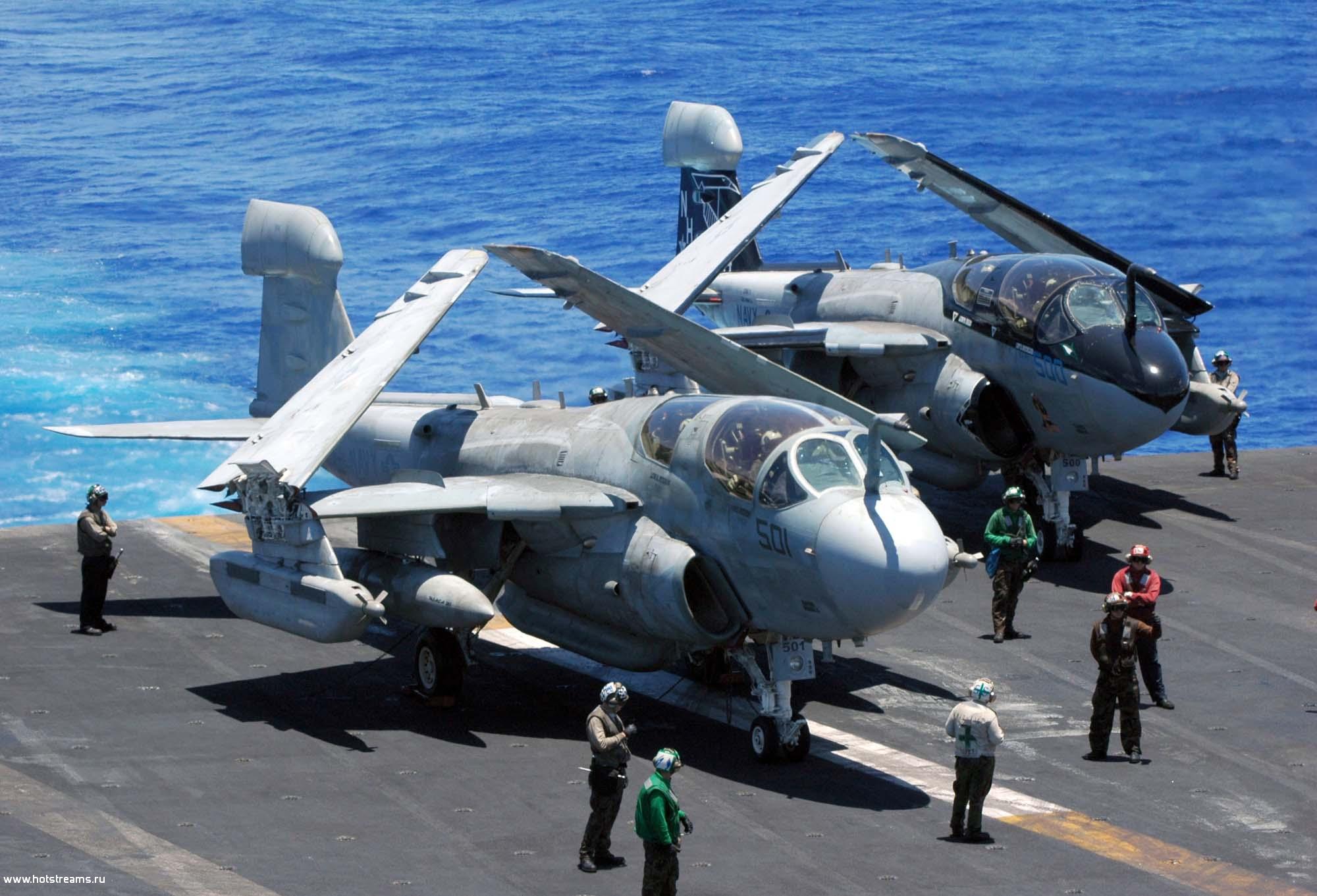 Prowler EA-6B  USS Nimitz